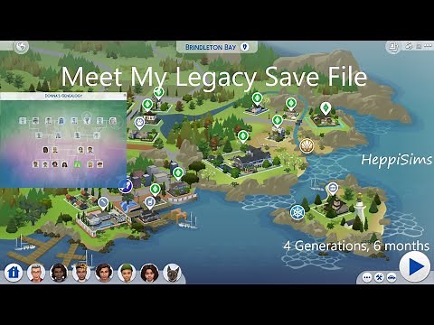 Introducing My Legacy Save File | Sims 4, Gen 4