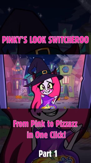 Pinky’s Look Switcheroo 🧙‍♀️ From Pink to Pizzazz in One Click! || Part 1 #comedycartoon | Teen-Z