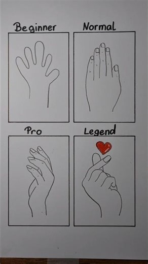 how to draw hand