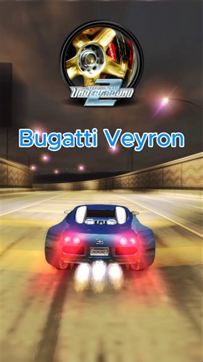 Bugatti Veyron - I think i modded it wrong... #needforspeed #underground2 #shorts #short #bugatti