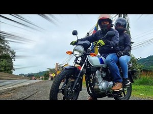 New Suzuki AX4 ABS on HILL with PASSENGER + SPEED