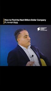 How to Find the Next Billion Dollar Company | Ft. Avnish Bajaj