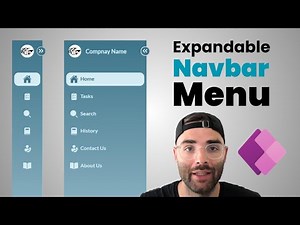 Expandable Navigation Menu in Power Apps