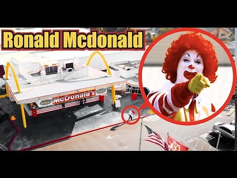 WE Caught Ronald Mcdonald The GIANT Clown FIGHTING the Wendy's CLOWN! (INSANE FIGHT!)