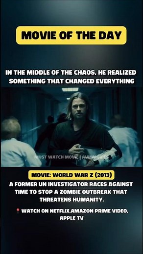 When The World Turned Into A Sprinting Nightmare 🧟‍♂️💨🌍 | World War Z (2013)