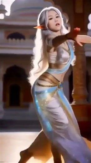 Fairy Princess Indian Style Dance ✨🧚‍♀️ Exotic Elf Magic in Royal Palace
