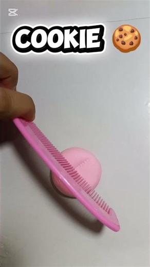 Diy how to make polymer clay cookie🍪 #shorts