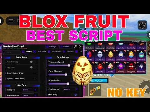 [🥚] Blox Fruits Script No Key Easter UPDATE - AUTO COLLECT EGG, AUTO GOLDEN EGG, AUTO FARM & MORE!