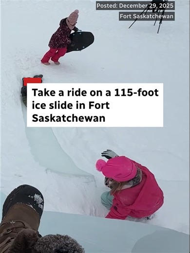 Just north of Edmonton, an extravagant winter activity is attracting some buzz. CBC's Nicole Healey checks out what Activate Arts Alberta says is Canada's longest ice slide.#winter #outdoors #slide #alberta