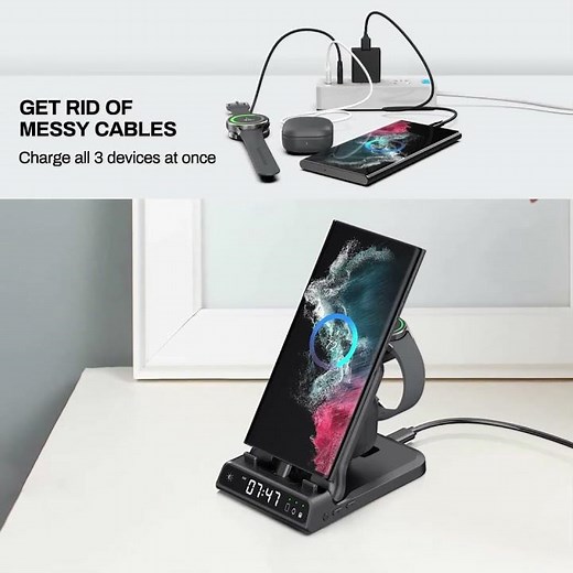 SwanScout 3 in 1 charging station for Samsung devices