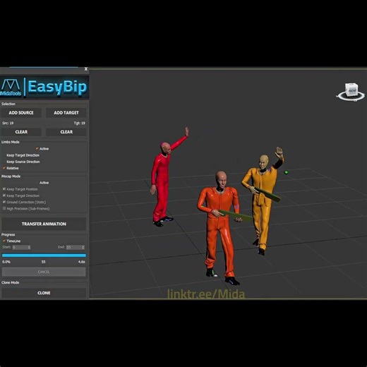 EasyBip copy biped animation, 3dsmax #3dsmax #biped #3danimation #animation #tutorial #maxscript