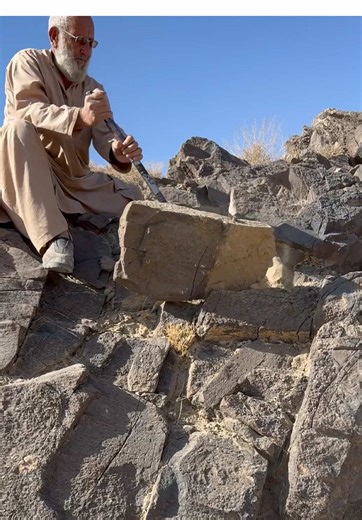 Rare Stone Mining in the Mountains