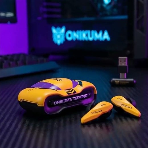 ONIKUMA TX616 Wireless Headphones Mic ENC Bluetooth Gaming.