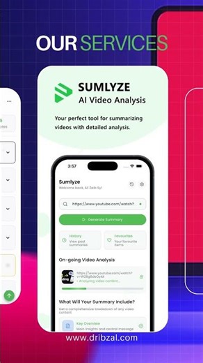 Sumlyze - Get AI-powered video summaries & insights in seconds