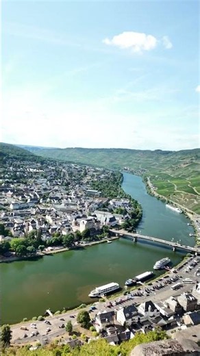 One of Germany's Most Beautiful Towns | Bernkastel-Kues from Above #shorts #moselle #europe