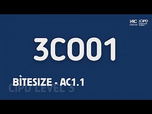 3CO01 - CIPD Bitesize - AC1.1