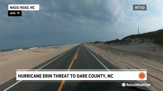 11K views · 114 reactions | North Carolina’s Outer Banks are preparing for impacts from Hurricane Erin this week. Storm surge warnings and tropical storm warnings have been issued in part of North Carolina. | AccuWeather | Facebook