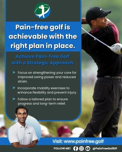 Achieve Pain Free Golf with Core Strength and Mobility Tips for a Better Swing