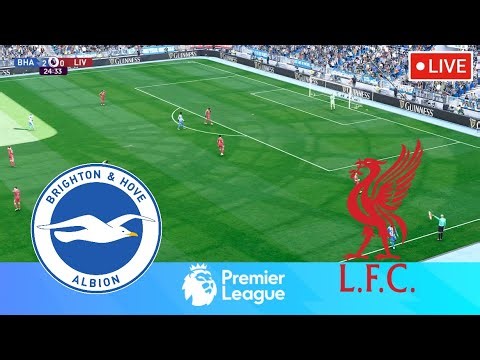 BRIGHTON vs LIVERPOOL 🔴 LIVE | CRAZY GAME! | EPL 25/26 | PES 21 Simulation