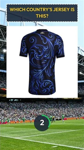 Can you guess this jersey in 3 seconds? 🌍 Which jersey country is this?