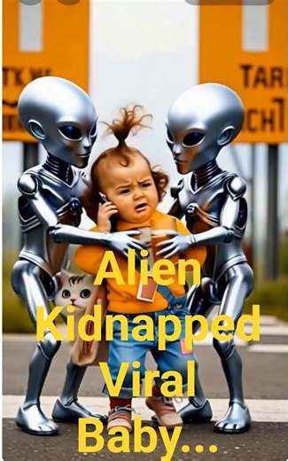 😠Viral Hello Mama Baby Kidnapped By Alien 👽| Calling Mama... | 🍬#alien #cute #cutebaby #papamamababy