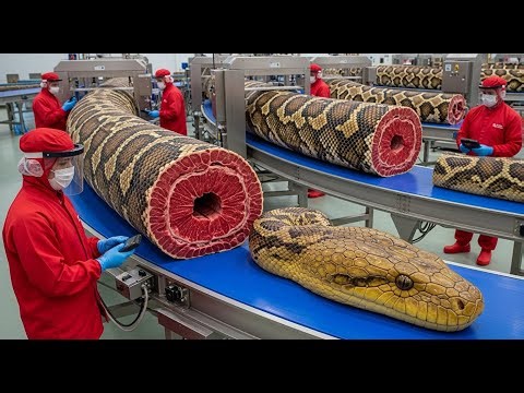 AI Factory Exposed | The Real Python Farming Process for Meat and Skin