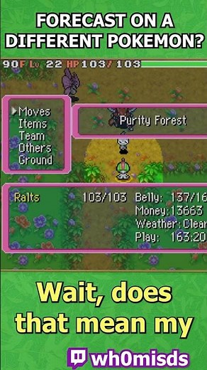 When you Trace a unique ability... #pokemon #mysterydungeon #purityforest