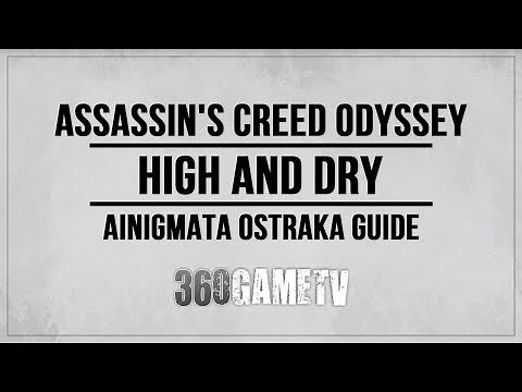 Assassin's Creed Odyssey High And Dry Ainigmata Ostraka Location / Solution - Fate of Atlantis DLC