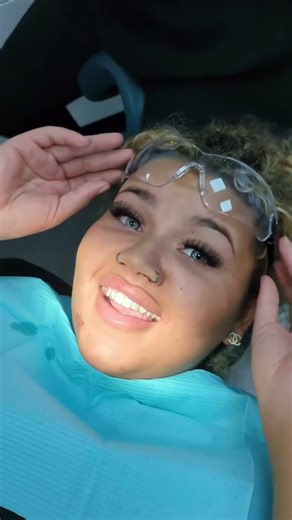 Interested in straight teeth?✨Stress free, pain free Aligner Fitting! #straightteeth #clearaligner