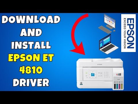 How To Download & Install Epson ET 4810 Printer Driver in Windows 10/11