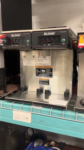 Bunn CWF Twin TC 12 Cup Coffee 2x Brewer & Hot Water Faucet