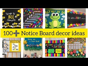 100➕ Notice Board decoration ideas for school 2025🔥