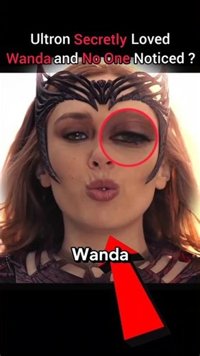 Did Ultron Fall in Love with Wanda ? #shorts