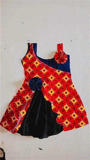 🧵 Easy One Cut Umbrella Baby Frock Cutting & Stitching Tutorial