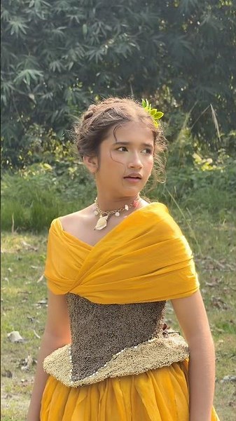 Sunflower 🌻 inspired frock for my sister #trending #shorts #outfit #fashion #explore