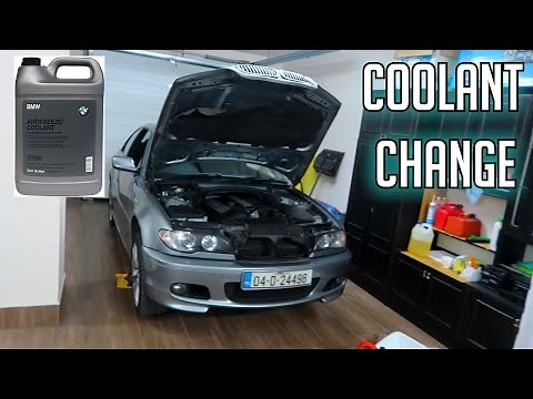 First Time Changing Coolant on My BMW E46