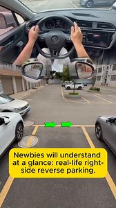 parking tips for beginners. #drivingskills #drivinglessons #DrivingTips | Driving Hacks