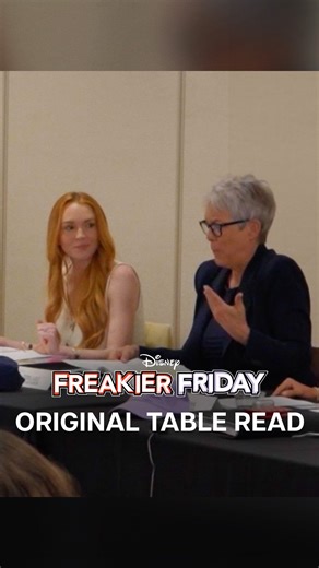 Walt Disney Studios on Instagram: "Get a behind-the-scenes look at the Freakier Friday table read with the cast! Get tickets now to see the FREAKquel on the big screen. Link in bio."