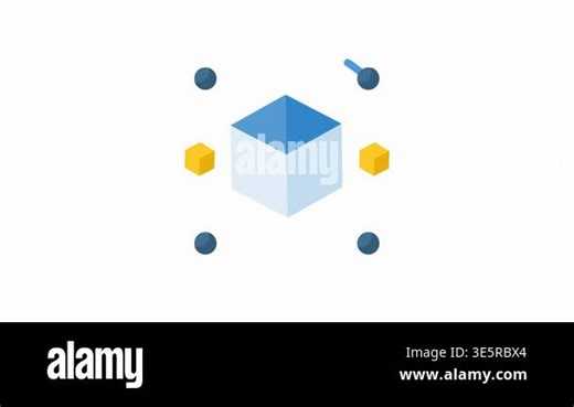 diamond icon in flat style. vector illustration Stock Video Footage - Alamy
