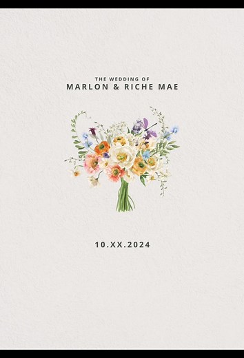 Spring Garden Digital Invitation by Muse In Palette