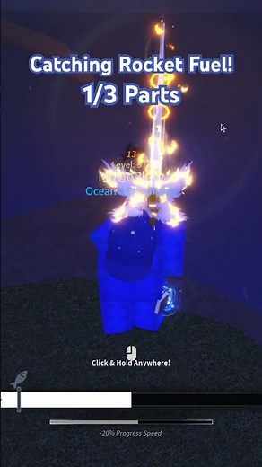 Catching SECRET Rocket Fuel in Roblox Fisch!!! #Fisch #robloxfisch #roblox