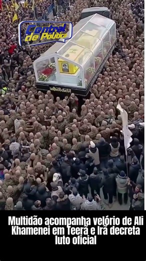 Guerra no Irã: Multidão acompanha velório de Ali Khamenei em Teerã e Irã decreta luto oficial
