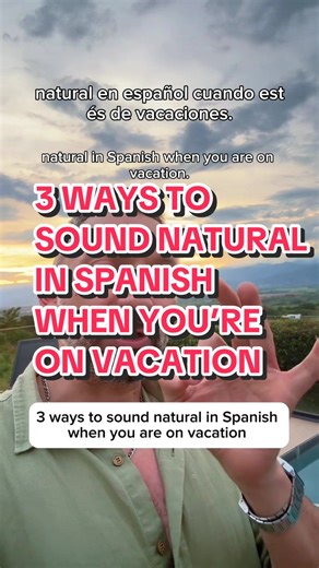 Most people travel in Spanish like this: They recite sentences. They complete transactions. They sound polite… and forgettable. But traveling in Spanish isn’t about surviving interactions. It’s about participating in them. In this video I share 3 simple things you can say to sound natural while traveling in Spanish — not like a tourist reading lines, but like someone actually connecting with people. Because when you drop rigid phrases… Conversations open. People relax. Experiences change. You st
