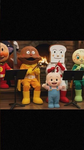 【アンパンマーチ🎶】ジャムおじが歌う✨感動のオーケストラ版🎻｜親子で楽しむ名曲カバー🌈 Anpanman March 🎻🎺 #アンパンマン #anpanman