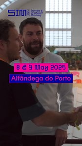 This May, the SIM Conference returns! Relive last year’s highlights and prepare for another unforgettable edition. 🚀 Early bird tickets are available until January 19! Don’t miss the chance to secure your spot at a special price. Get yours now at 👉 simconf.com #SIMConference2025 | ScaleUp Porto