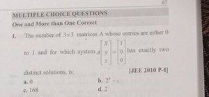 MULTIPLE CHOICE QUESTIONS One and More than One Correct 1. The ... | Filo