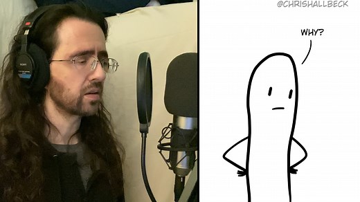 46K views · 4.5K reactions | Here's a behind the scenes look at me recording the voices for my Two Ghosts series. #animation #voiceover #voiceacting | Chris Hallbeck | Facebook