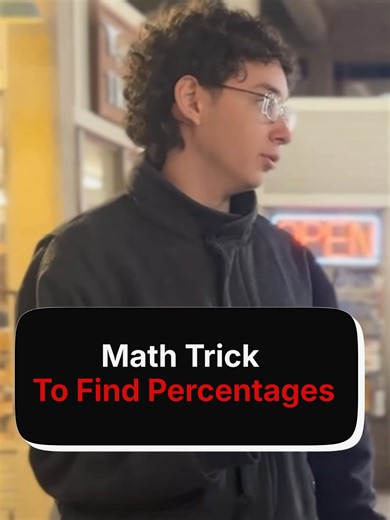 Find percentages. Skip the long way. Divide by 10, then multiply. Clean mental math you can use anywhere. Comment ‘LEARN’ #mentalmath #mathtricks #learnontiktok #homeschool