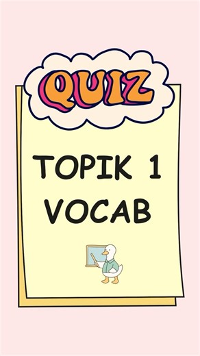 TOPIK 1 Vocabulary Test #topik #learningkorean #koreanbeginner #learnkoreanwithdadano