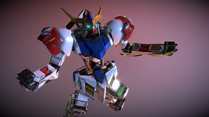 Gundam Barbatos Lupus Custom Proportion - 3D model by kurojishi